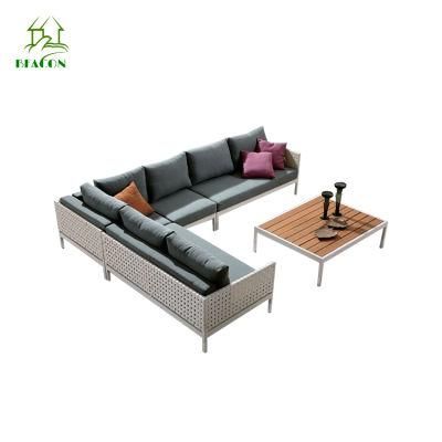 Rattan Garden Furniture/Outdoor Patio Furniture/Wicker Conversation Sofa Set