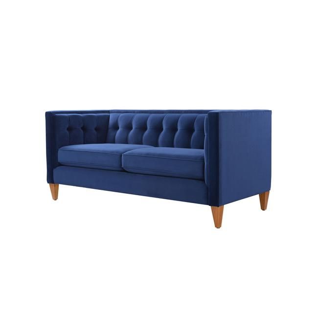 Harison Velvet Fabric 3 Seat Sofa