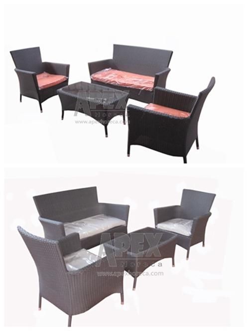 Pomotion Patio Rattan Furniture Outdoor Furniture Garden Furniture Sofa