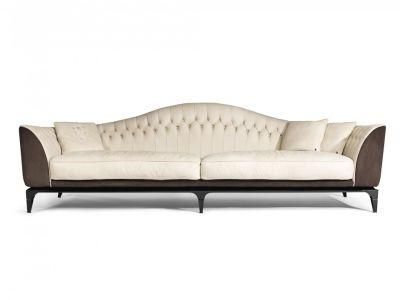 Newest Chesterfield Sofa Home Furniture Factory High Quality European Design Italian Villa Leather Living Room Sectional Sofa