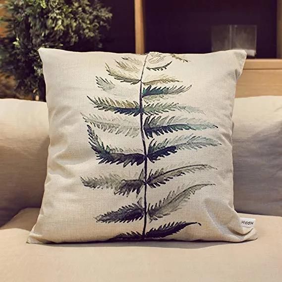 3D Printing Chair Cushion on Sofa Plant Design Leaf Design