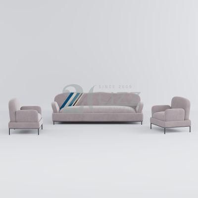 2022 Chinese New Modern Design Sectional Home Furniture Velvet Loveseat Luxury Fabric Sofa