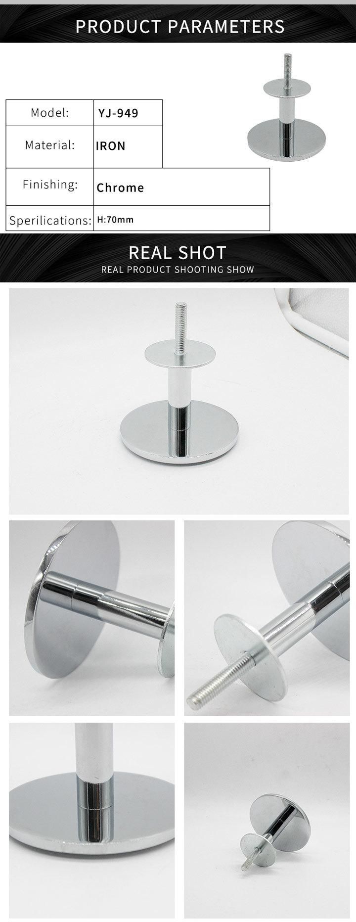 Simple Cast Iron Chrome Furniture Sofa Legs