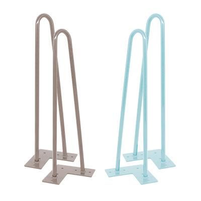 Adjustable 28 Inch Hairpin Table Legs for Desks Chair