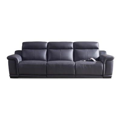 Executive Genuine Leather Home Living Room Office Corner Sofa