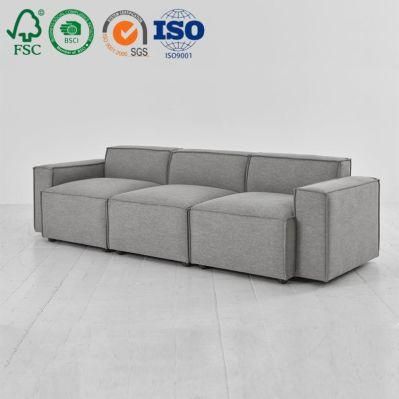 Modern Sofa in a Box Corner Modular Sectional Living Room Velvet Sofa Sleeper Kd Sofa Set Feather Cloud Couch