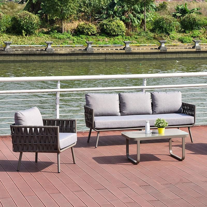 Outdoor Sofa Rattan Furniture Nordic Garden Table and Chair