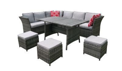 Outdoor Garden Patio Rattan Furniture 7PCS Sofa Set for Home