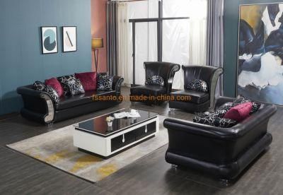 Luxury European Style 1+1+2+3 Seater Modern Genuine Leather Living Room Home Furniture Sofa Set