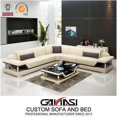 New Design Customized L Shape Leather Sofa G8004b
