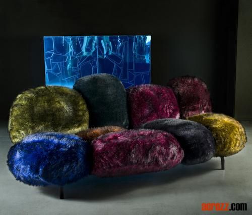 Cipria Sofa Factory Modern Design Fabric Chair Lounge Apartment Sofa 3 Seat Plush Sofa