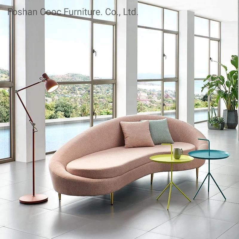 Couch European Style 3 Seater Hotel Fabric Sofa
