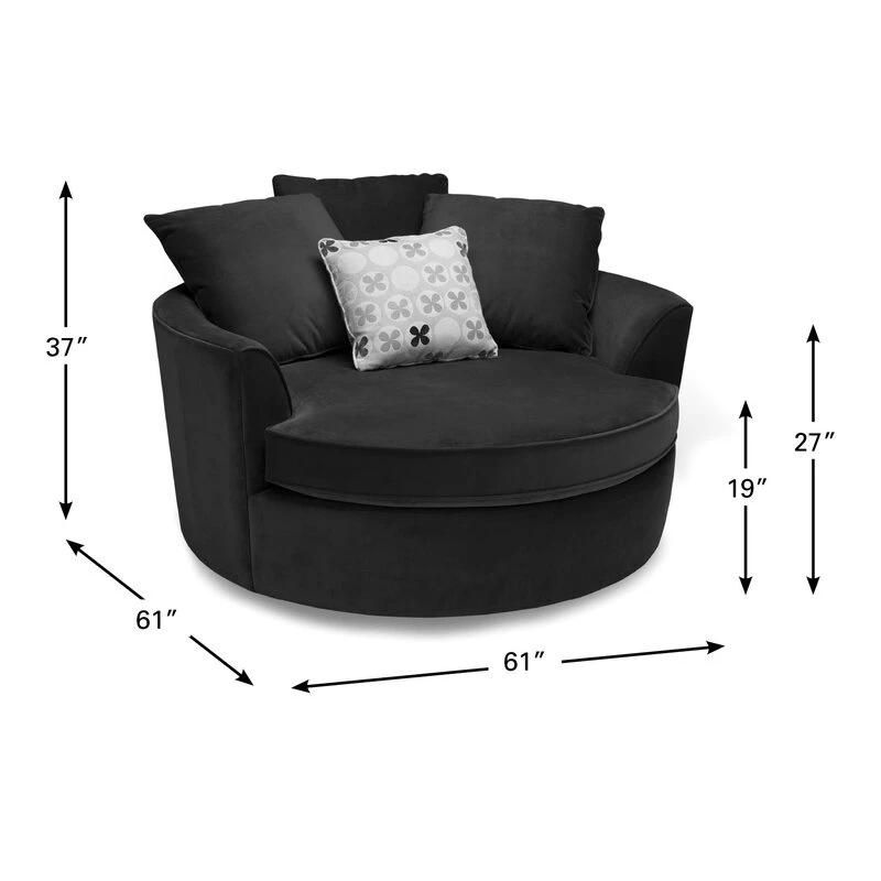 High Quality Home Leisure Furniture Fabric Lazy Chair Living Room Sofa Set Lounge Single Sofa