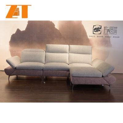 Italian High Quality Moden Adjustable Luxury Living Room Fabric Sofa Sets