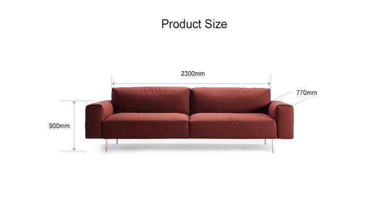 Customized Available 3 Seater Sofa Home Furniture Sectional Fabric Sofa