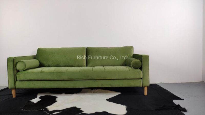 Living Room Lounge Furniture Sofa Fabric 3 Seater Couch