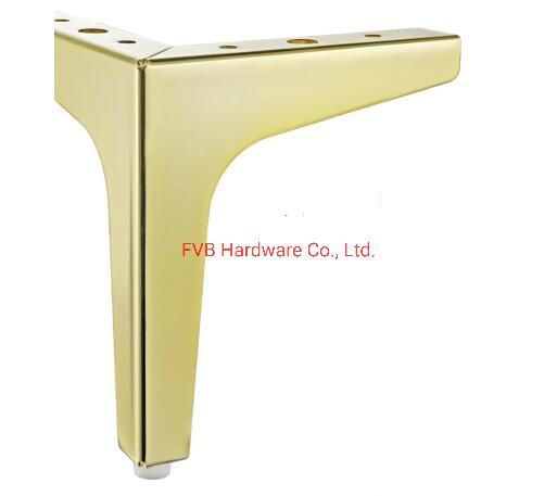 Direct Factory Supply Triangle Iron Sofa Chrome Legs for Furniture Parts