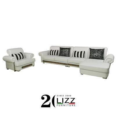 High Quality Vintage Leather Classic Chesterfield Sofa for Living Room