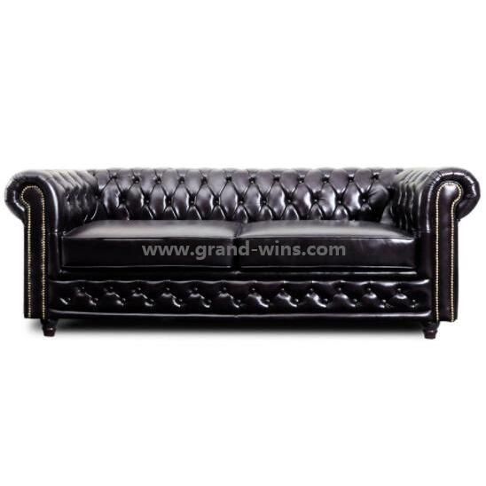 Muscle Tufted Chesterfield Sofa Futon Sofa Bed Cum in China