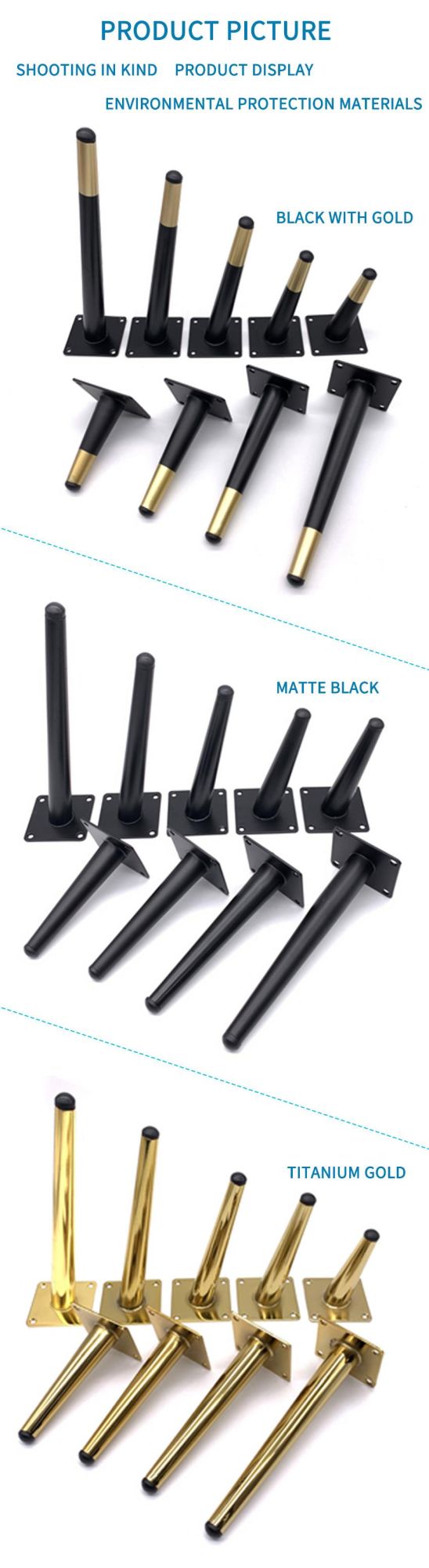 Office Furniture Square Tube Frame Part Accessories Sofa Legs