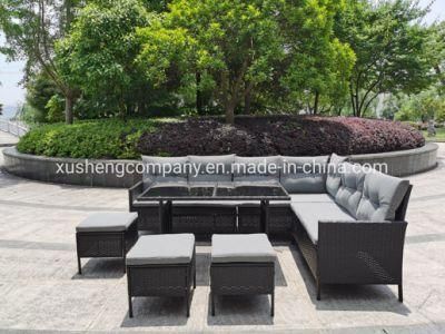 Outdoor Patio Garden Furniture Rattan Wicker Chairs Sofa Set 6PCS