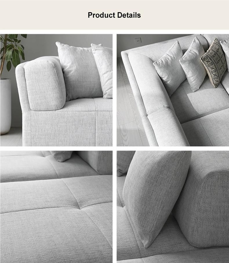 3 Sets Dubai Royal Living Room Furniture Fabric Sofa New