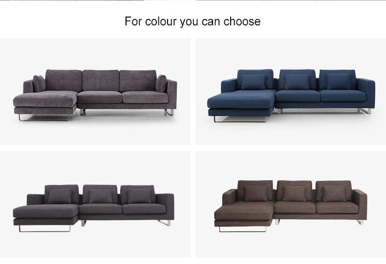 Fabric Non Inflatable Home Furniture Sets Recliner Corner Sofa
