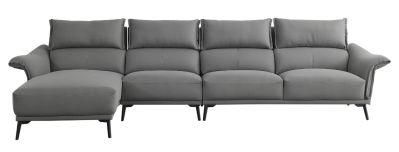 Latest Design Sleeper Corner Leather Settee Sofa for Home Living Room Furniture Sofa