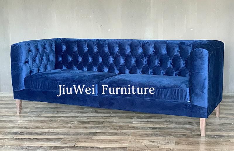 Italian Velvet Sofa Home Furniture Luxury Living Room Sofa/Lounge Sofa