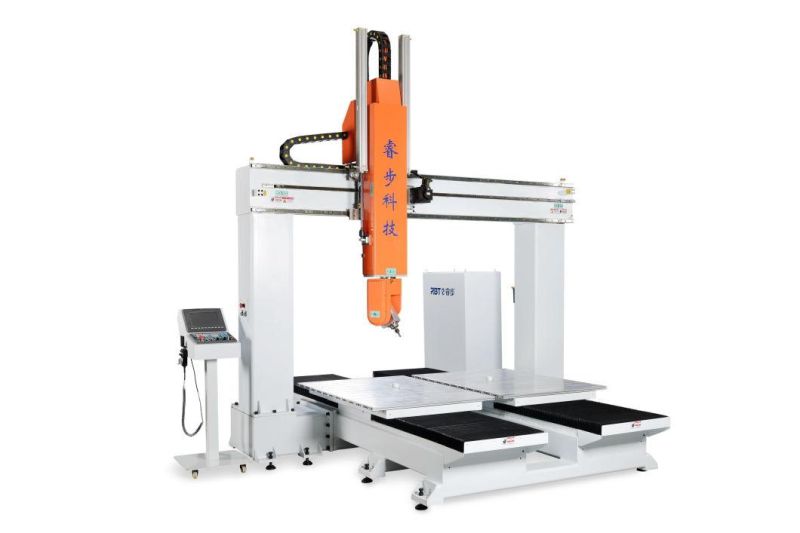 Rbt High Efficiency 6 Axis CNC Router Machine for Furniture Sofa Sculpture Statue Trimming, Drilling, Cutting