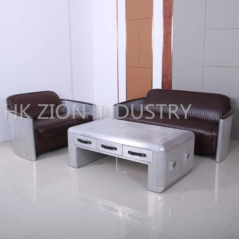 Home Furniture Living Room Sofa Modern Furniture Sets Recliner Leisure Chesterfield Sofa Office Reception Brown Leather Sofa