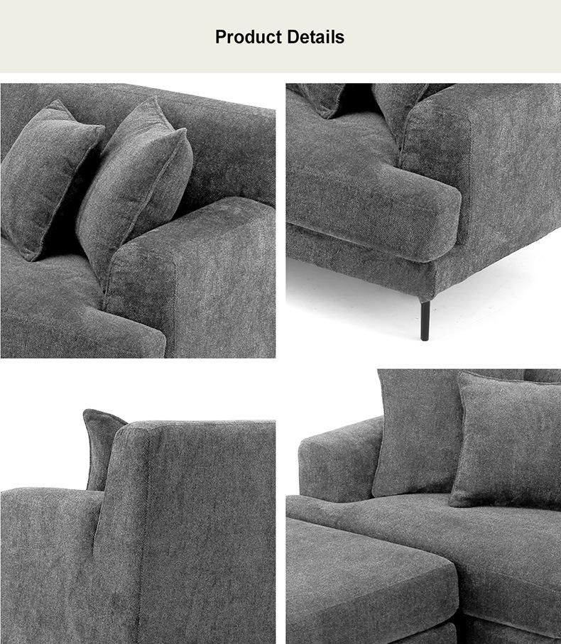 Hot Sale Recliner Furniture Home L Shape Sofa