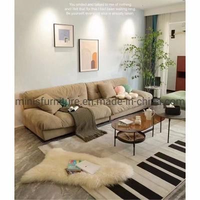 (MN-SF117) Chinese Home/Hotel Living Room Sofa Furniture Modern 3sitter Brown Couch