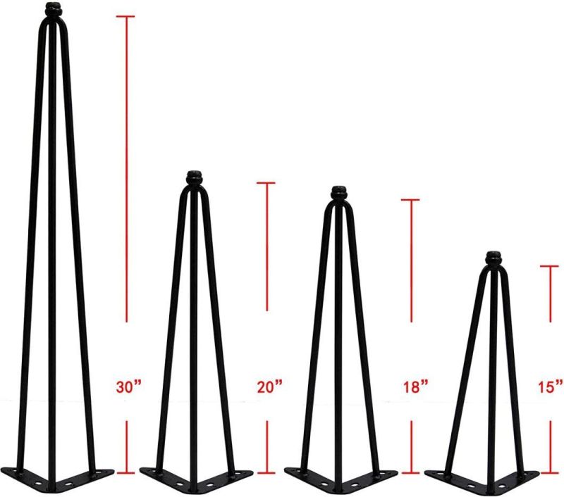 New Design Metal Hairpin Table Legs