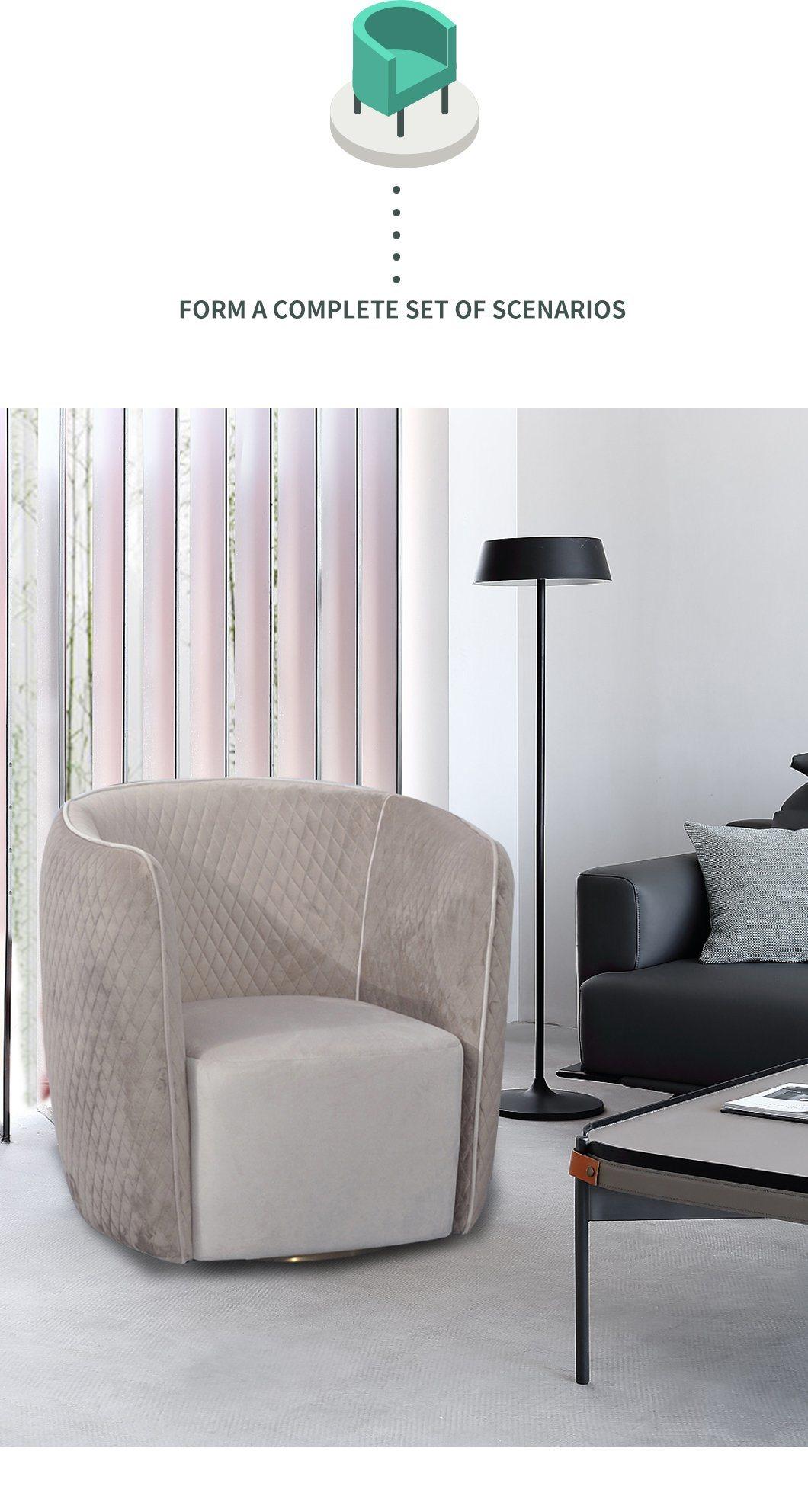Custom Italian Luxury Genuine Single Sofa