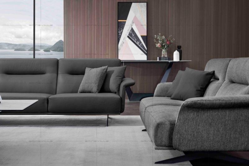 Latest Italy Hot Selling Sofa Leather Sofa Fabric Sofa Modern Sectional Sofa Living Room Furniture in Italy Fashionable Style