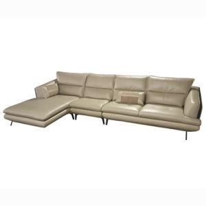 New Arrival Comfortable Seat Feeling L Shape Leather Sofa (B13)
