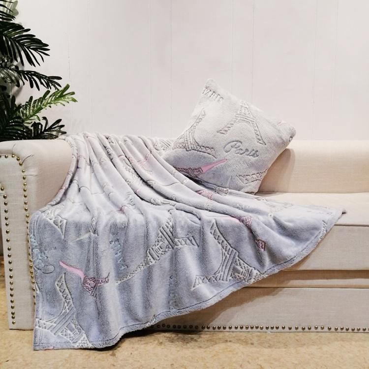 Super Soft Glow in The Dark Flannel Coral Fleece Blanket Sofa Bed Blanket Throw for Children Kids