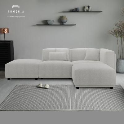 Modern L Shape Living Room Furniture Sofa with High Quality