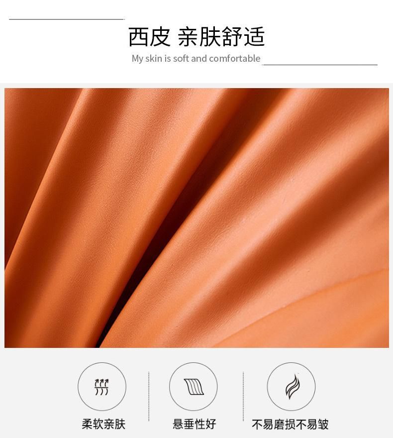 Simple and Versatile Sofa Chair Orange White Color Office Meeting Sofa Chair