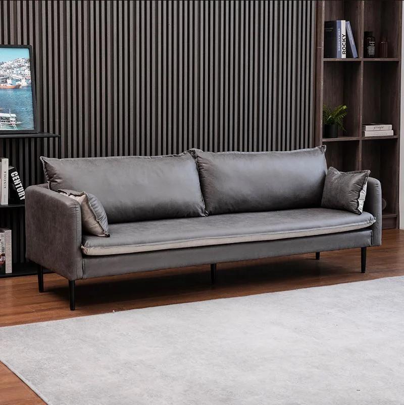 Nordic Technology Fabric Disposable Sofa Small Apartment Living Room Double
