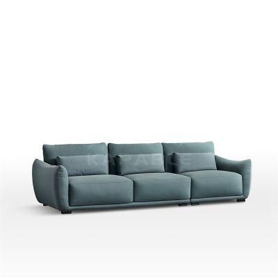 Modern Home Fabric Leather Couch for Living Room