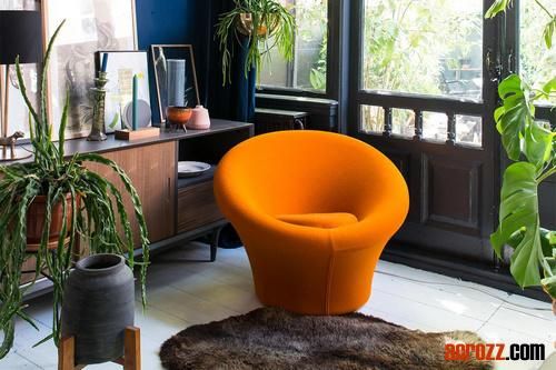 FRP Mushroom Chair Factory Modern Design Fiberglass Hotel Livingroom Leisure Sofa