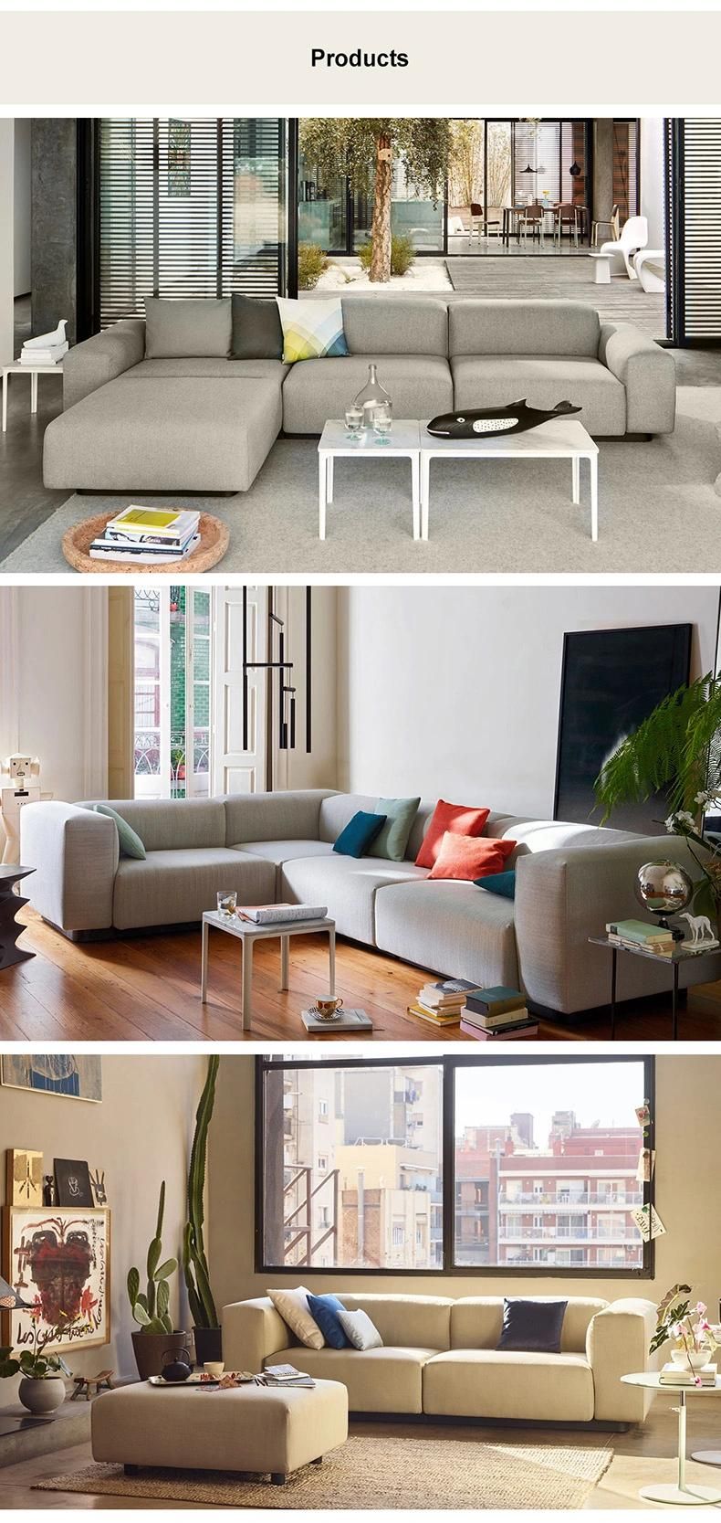 High Back Comfortable Sofa Lounge Home Furniture Modern Sectional Sofa