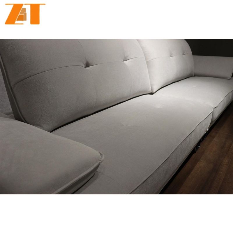 Hot Selling Italy Style White 2 Seat Fabric Living Room Sofa