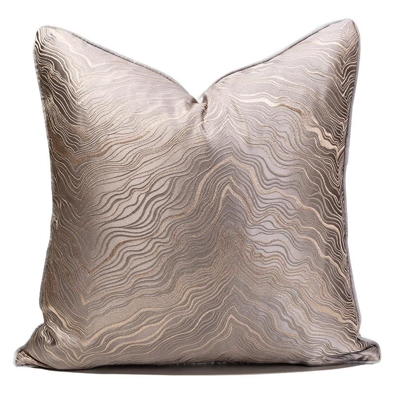 New Modern Wholesale 2022 Light Luxury Living Room Throw Pillow Modern Simple Chinese Sofa Cushion Back Pillow Case Bedside Pillow Case