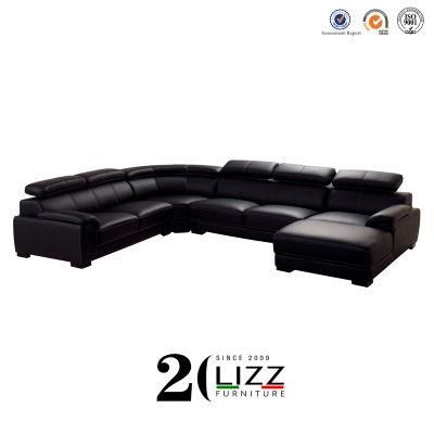 Divan Furniture Living Room Genuine Leather Sofa