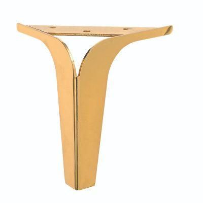 Furniture Accessories Triangle Shape Metal Sofa Leg Manufacturing