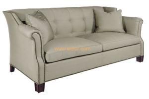 (CL-6608) Restaurant Hotel Furniture Wooden Fabric Living Room Sofa