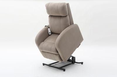 Heated Vibration Massage Recliner Leather Sofa Chair with Swivel Rocker Function